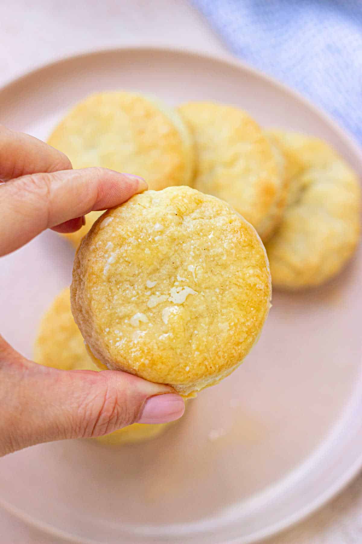 Handmade biscuits arranged on a tray